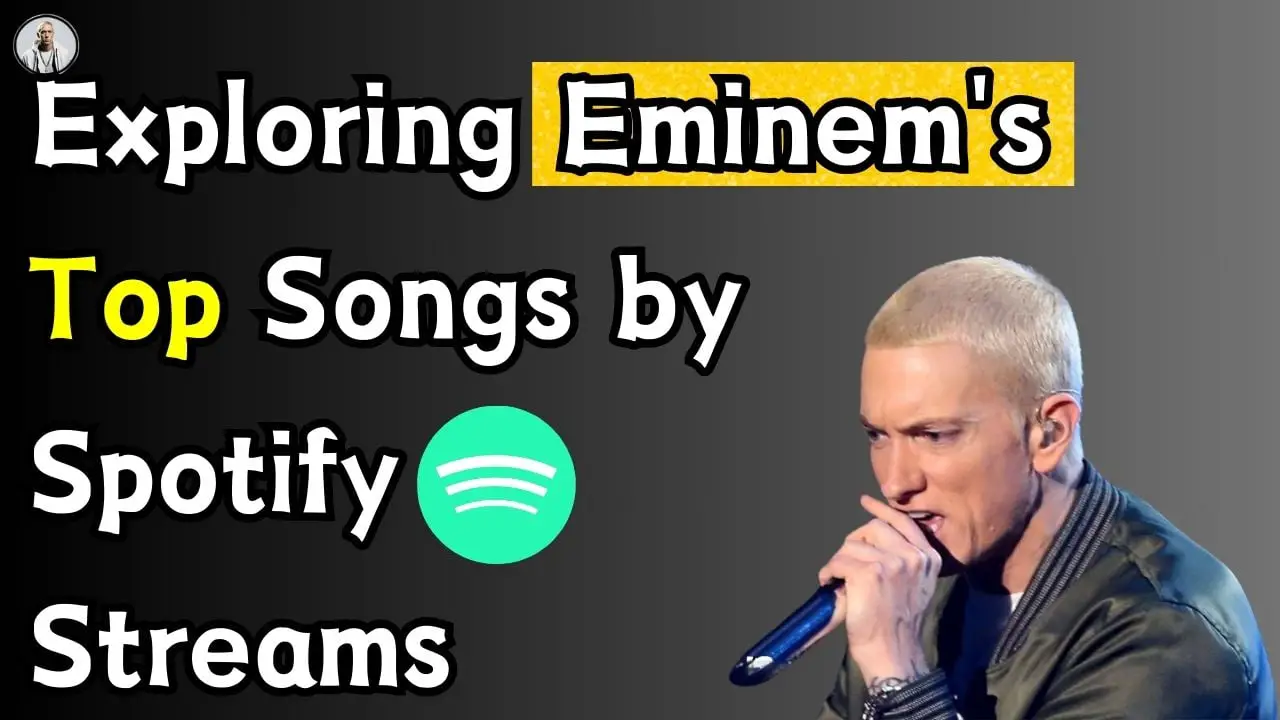 Exploring Eminem's Top Songs by Spotify Streams (Till 2024)